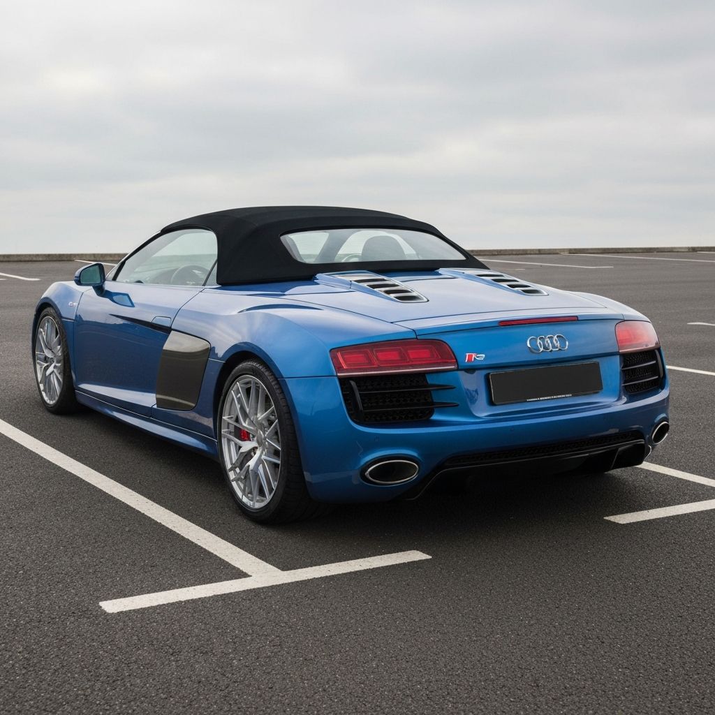 Audi R8 V10 Spyder hire - Thumbnail 3