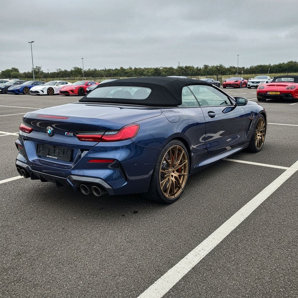 BMW M8 Competition Convertible hire - Thumbnail 3