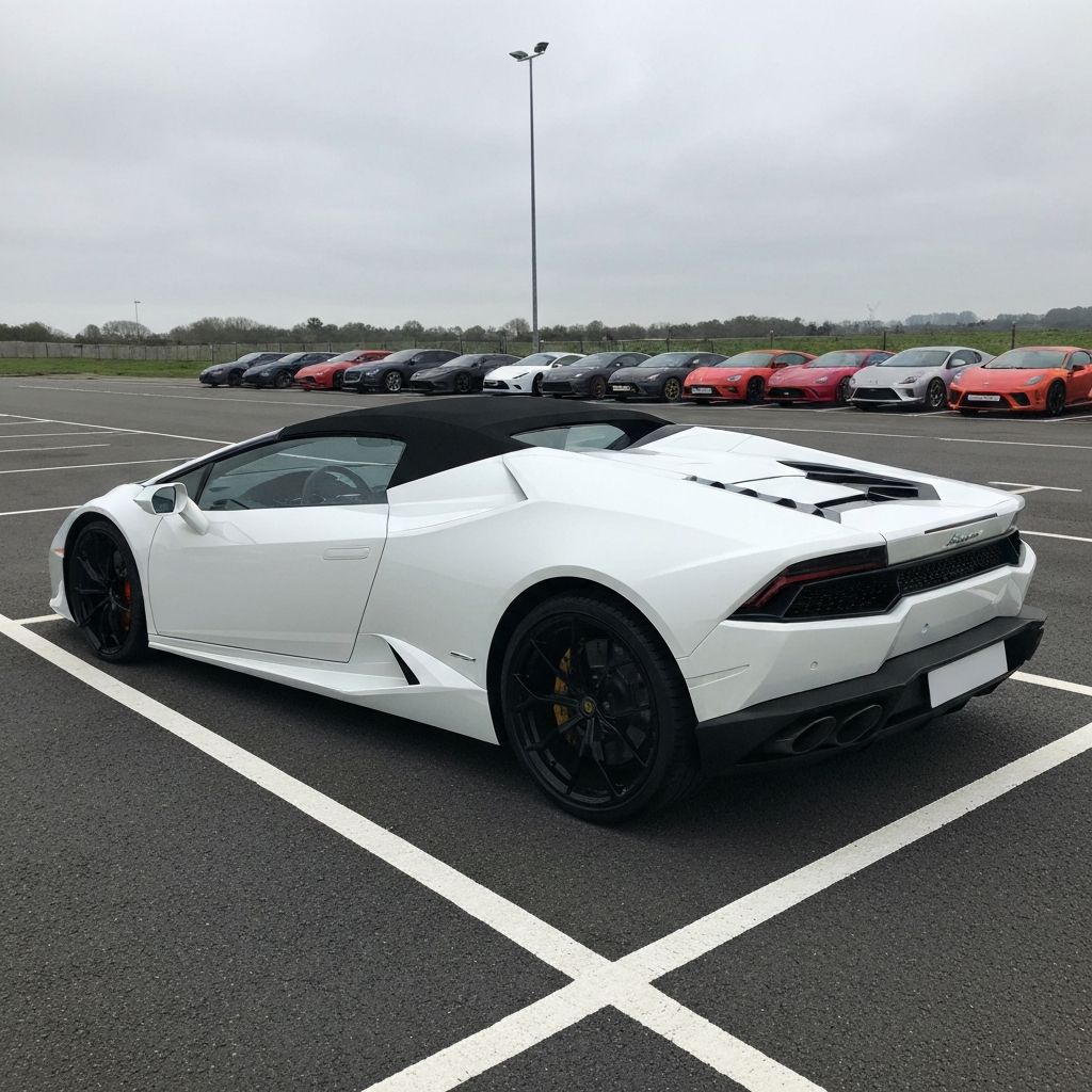 Lamborghini Huracan Spyder hire - Thumbnail 3